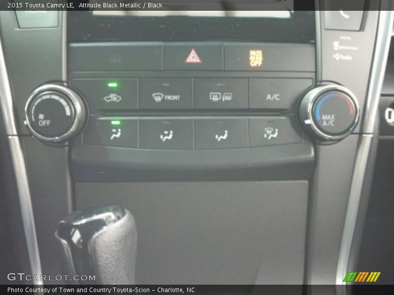 Attitude Black Metallic / Black 2015 Toyota Camry LE