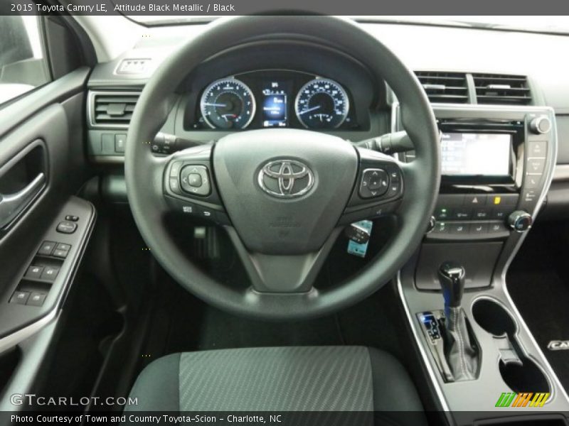 Attitude Black Metallic / Black 2015 Toyota Camry LE