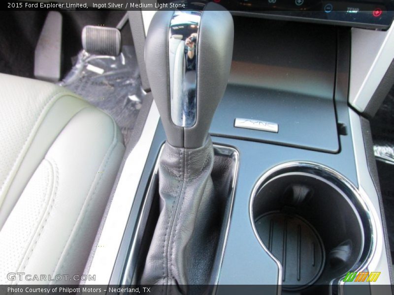 Ingot Silver / Medium Light Stone 2015 Ford Explorer Limited