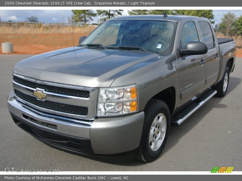 Graystone Metallic / Light Titanium 2009 Chevrolet Silverado 1500 LT XFE Crew Cab