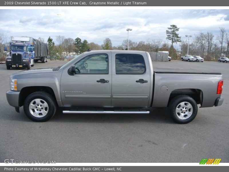 Graystone Metallic / Light Titanium 2009 Chevrolet Silverado 1500 LT XFE Crew Cab