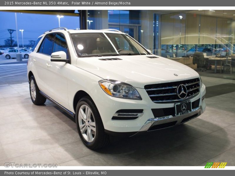 Polar White / Almond Beige/Mocha 2015 Mercedes-Benz ML 350 4Matic
