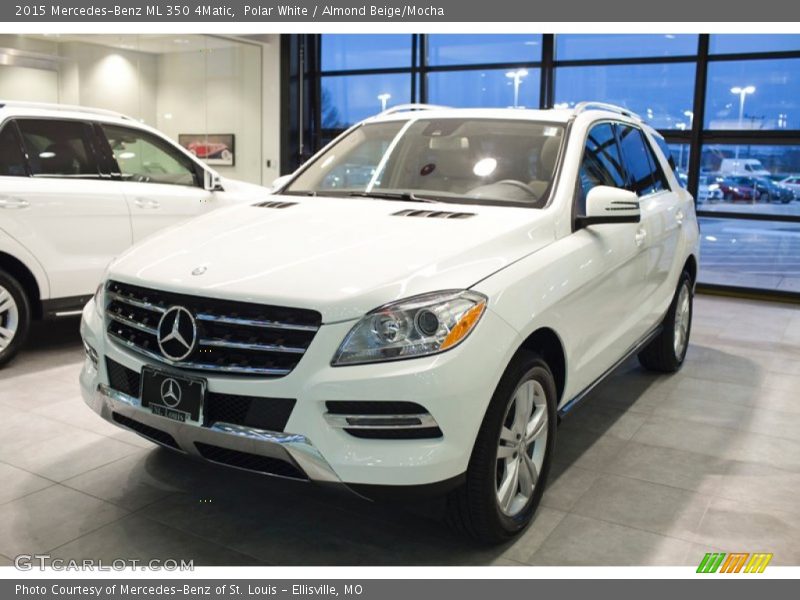 Polar White / Almond Beige/Mocha 2015 Mercedes-Benz ML 350 4Matic