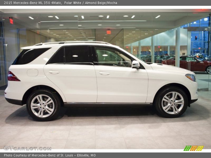 Polar White / Almond Beige/Mocha 2015 Mercedes-Benz ML 350 4Matic