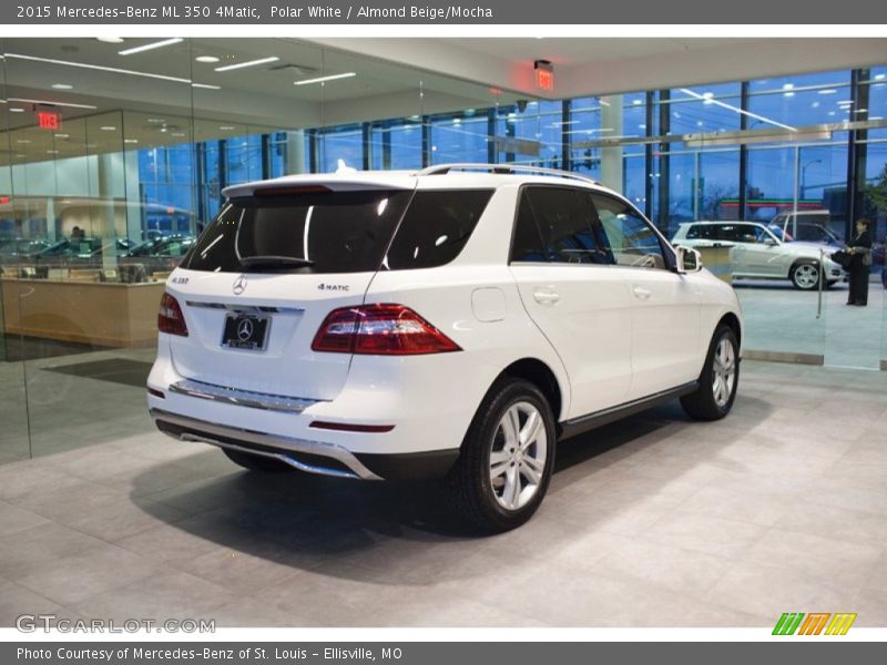 Polar White / Almond Beige/Mocha 2015 Mercedes-Benz ML 350 4Matic