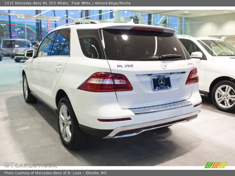 Polar White / Almond Beige/Mocha 2015 Mercedes-Benz ML 350 4Matic