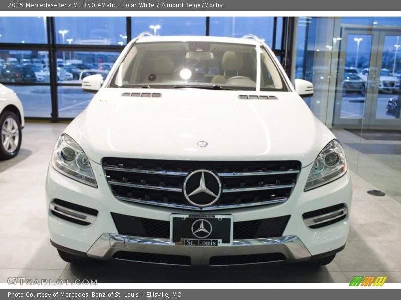 Polar White / Almond Beige/Mocha 2015 Mercedes-Benz ML 350 4Matic