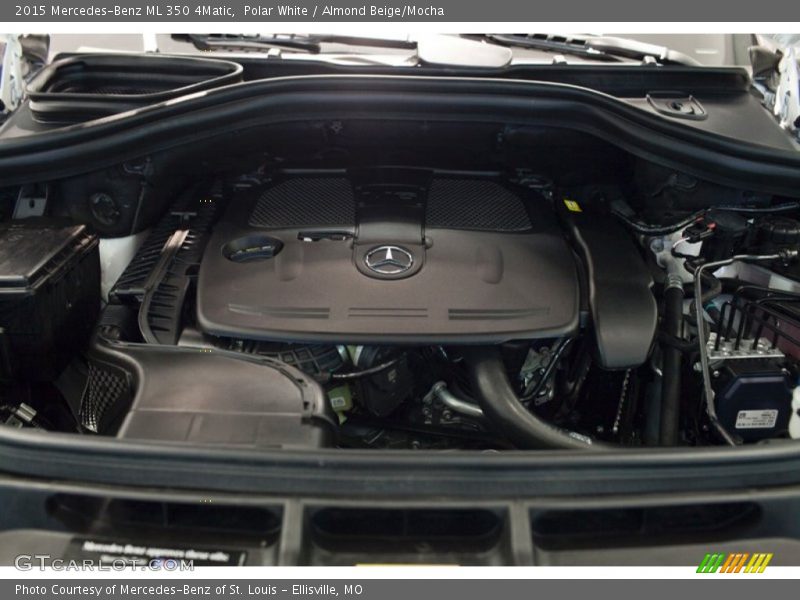 Polar White / Almond Beige/Mocha 2015 Mercedes-Benz ML 350 4Matic