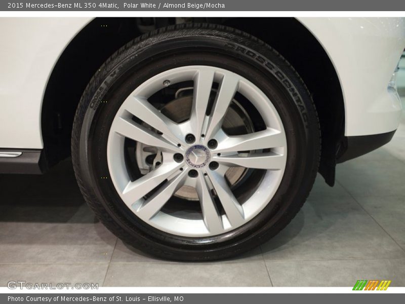 Polar White / Almond Beige/Mocha 2015 Mercedes-Benz ML 350 4Matic