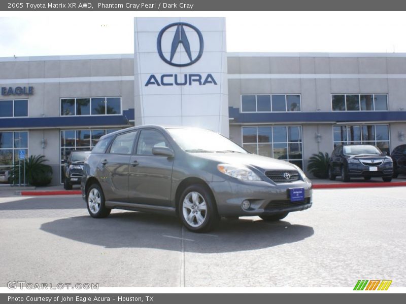 Phantom Gray Pearl / Dark Gray 2005 Toyota Matrix XR AWD