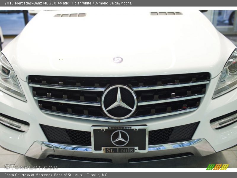 Polar White / Almond Beige/Mocha 2015 Mercedes-Benz ML 350 4Matic