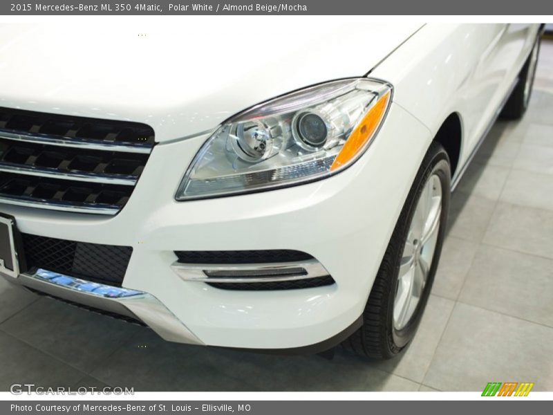 Polar White / Almond Beige/Mocha 2015 Mercedes-Benz ML 350 4Matic