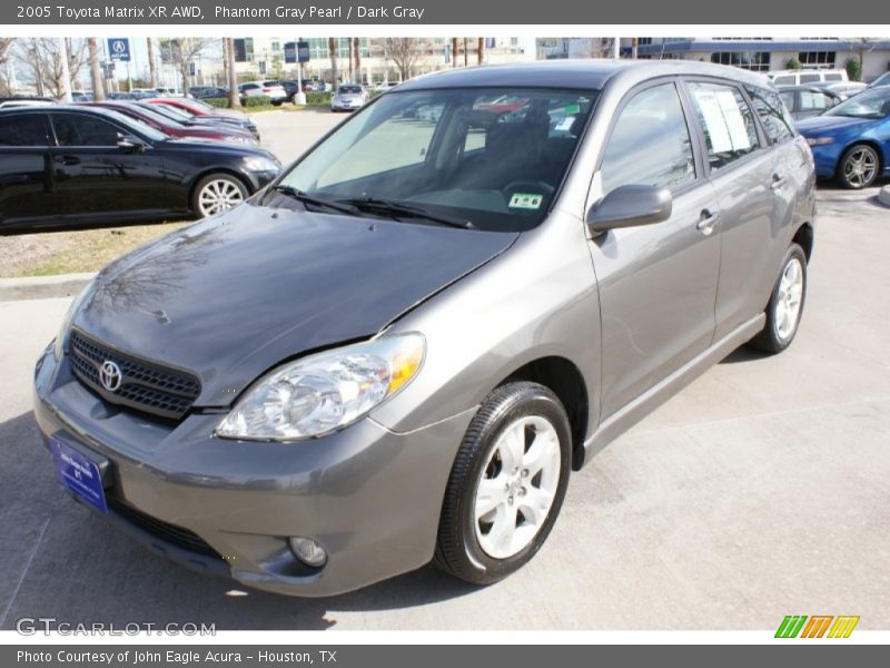Phantom Gray Pearl / Dark Gray 2005 Toyota Matrix XR AWD