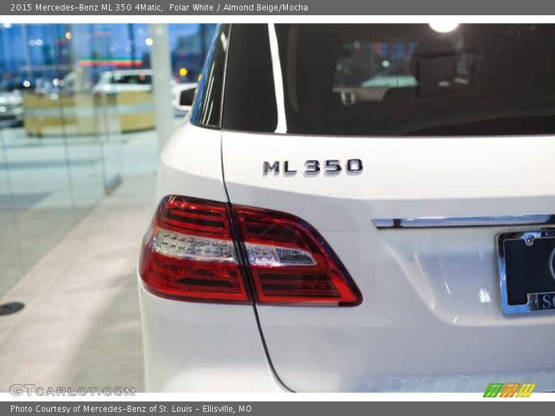 Polar White / Almond Beige/Mocha 2015 Mercedes-Benz ML 350 4Matic