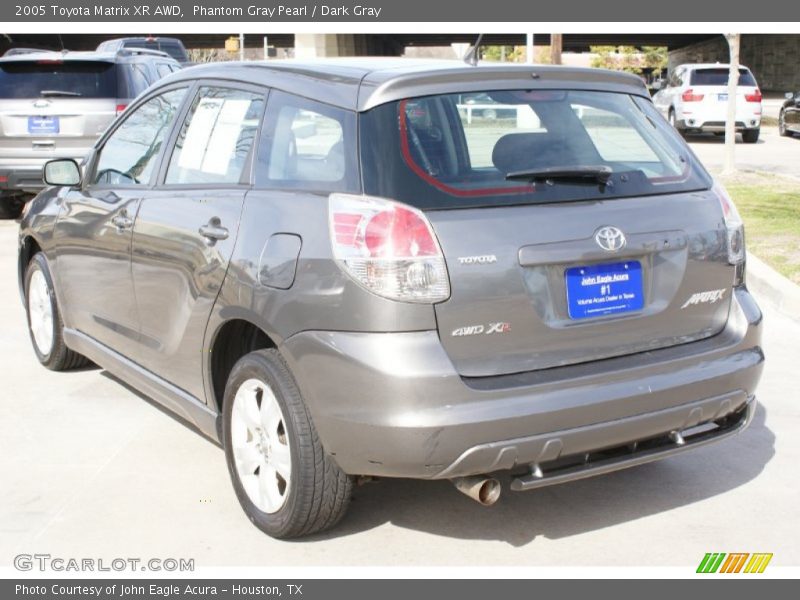 Phantom Gray Pearl / Dark Gray 2005 Toyota Matrix XR AWD