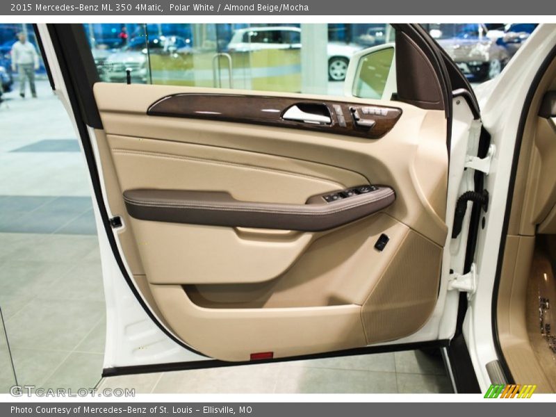Polar White / Almond Beige/Mocha 2015 Mercedes-Benz ML 350 4Matic