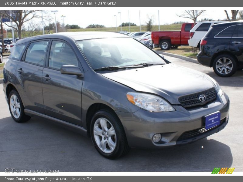 Phantom Gray Pearl / Dark Gray 2005 Toyota Matrix XR AWD