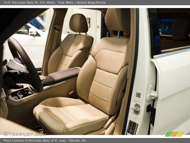 Polar White / Almond Beige/Mocha 2015 Mercedes-Benz ML 350 4Matic