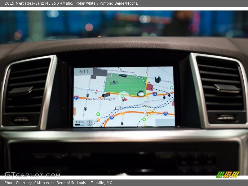 Polar White / Almond Beige/Mocha 2015 Mercedes-Benz ML 350 4Matic
