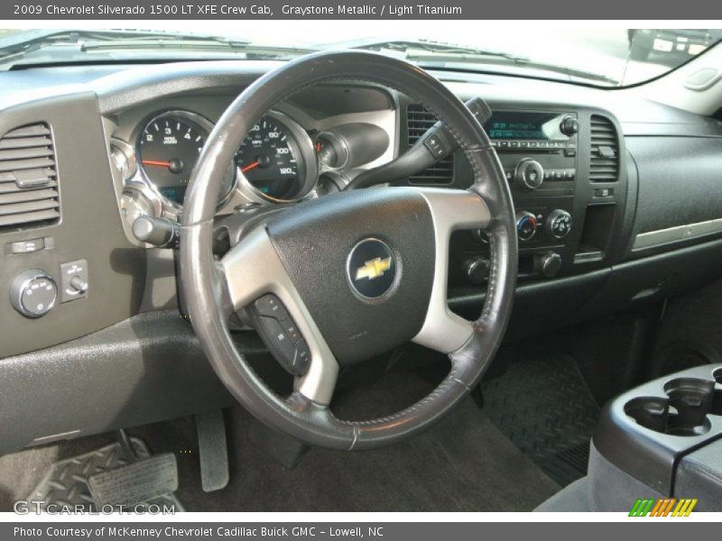 Graystone Metallic / Light Titanium 2009 Chevrolet Silverado 1500 LT XFE Crew Cab