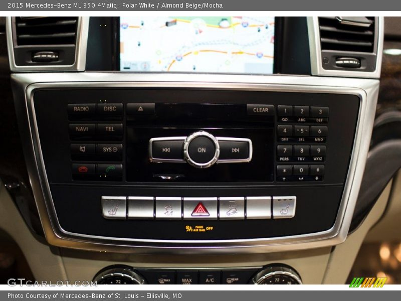 Polar White / Almond Beige/Mocha 2015 Mercedes-Benz ML 350 4Matic