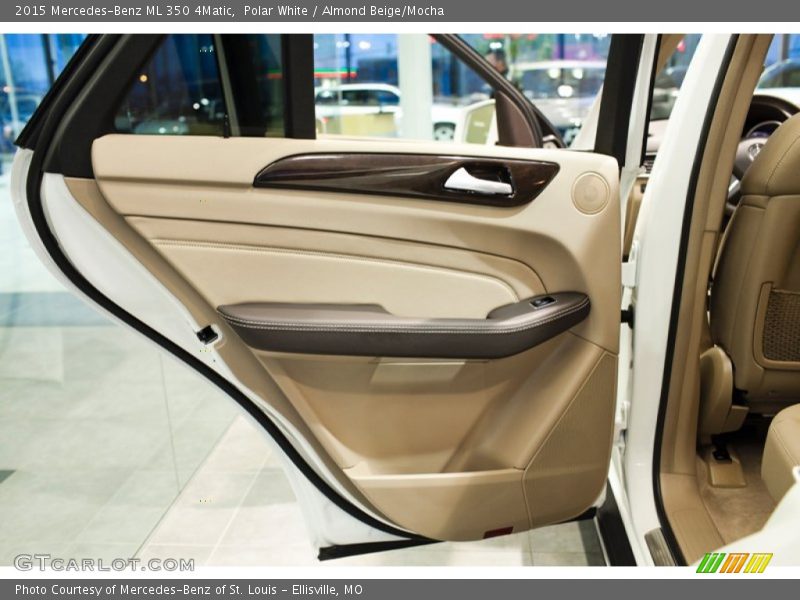 Polar White / Almond Beige/Mocha 2015 Mercedes-Benz ML 350 4Matic