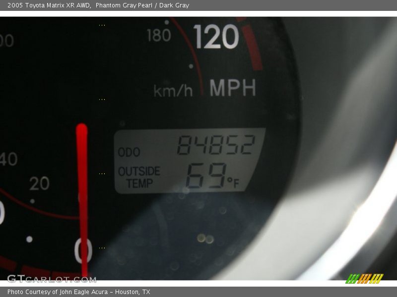 Phantom Gray Pearl / Dark Gray 2005 Toyota Matrix XR AWD