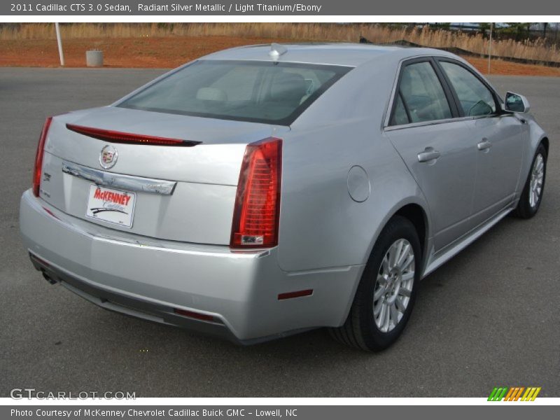 Radiant Silver Metallic / Light Titanium/Ebony 2011 Cadillac CTS 3.0 Sedan