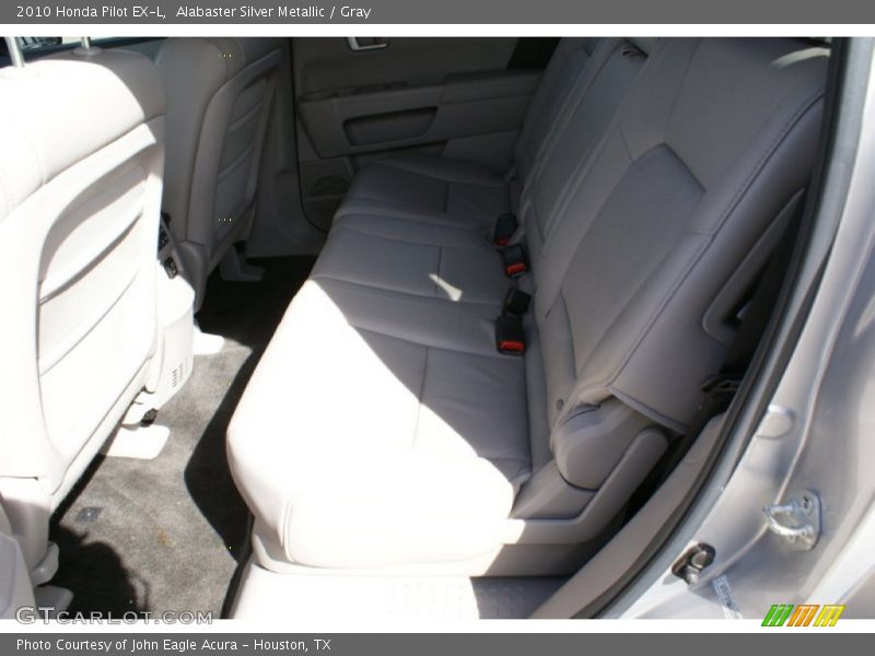 Alabaster Silver Metallic / Gray 2010 Honda Pilot EX-L