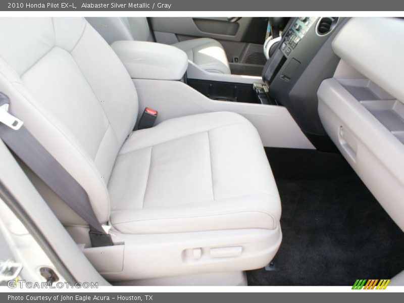 Alabaster Silver Metallic / Gray 2010 Honda Pilot EX-L