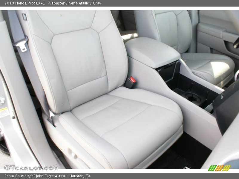 Alabaster Silver Metallic / Gray 2010 Honda Pilot EX-L