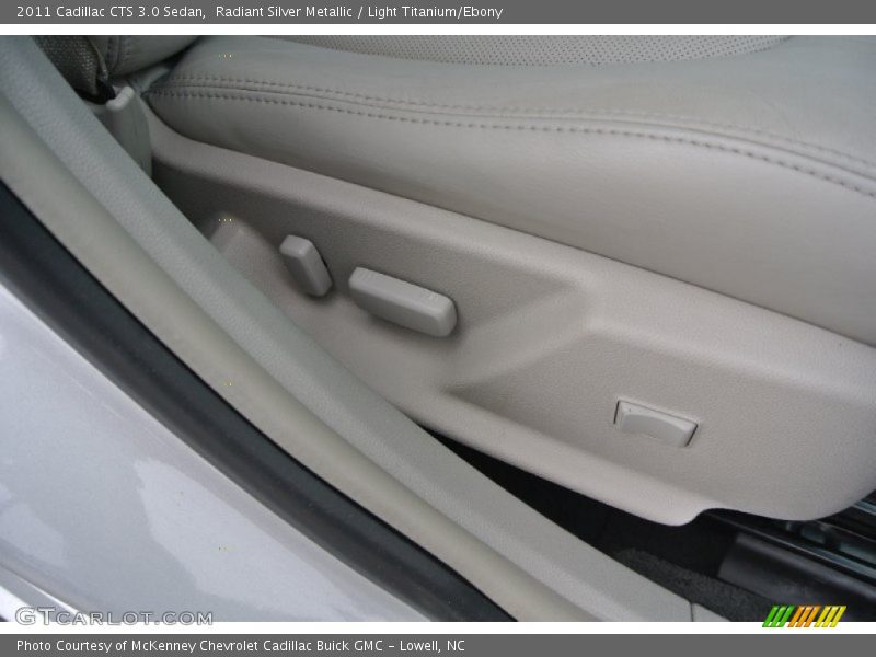 Radiant Silver Metallic / Light Titanium/Ebony 2011 Cadillac CTS 3.0 Sedan