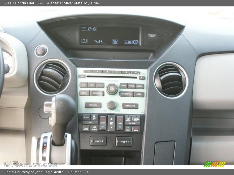 Alabaster Silver Metallic / Gray 2010 Honda Pilot EX-L