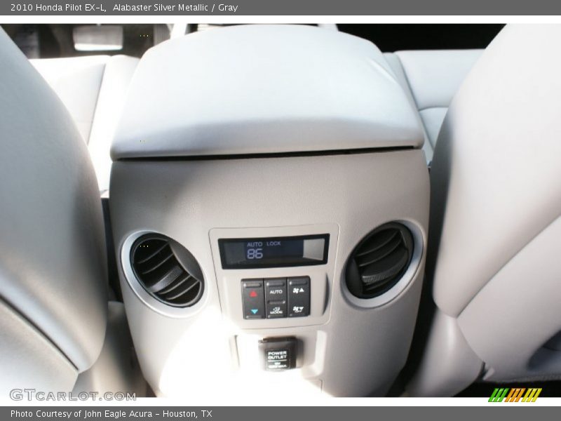 Alabaster Silver Metallic / Gray 2010 Honda Pilot EX-L