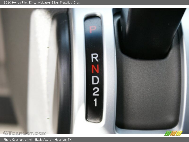 Alabaster Silver Metallic / Gray 2010 Honda Pilot EX-L
