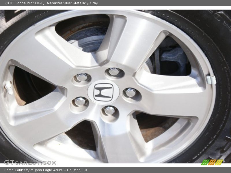 Alabaster Silver Metallic / Gray 2010 Honda Pilot EX-L