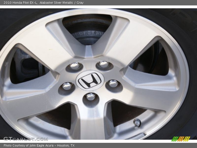 Alabaster Silver Metallic / Gray 2010 Honda Pilot EX-L