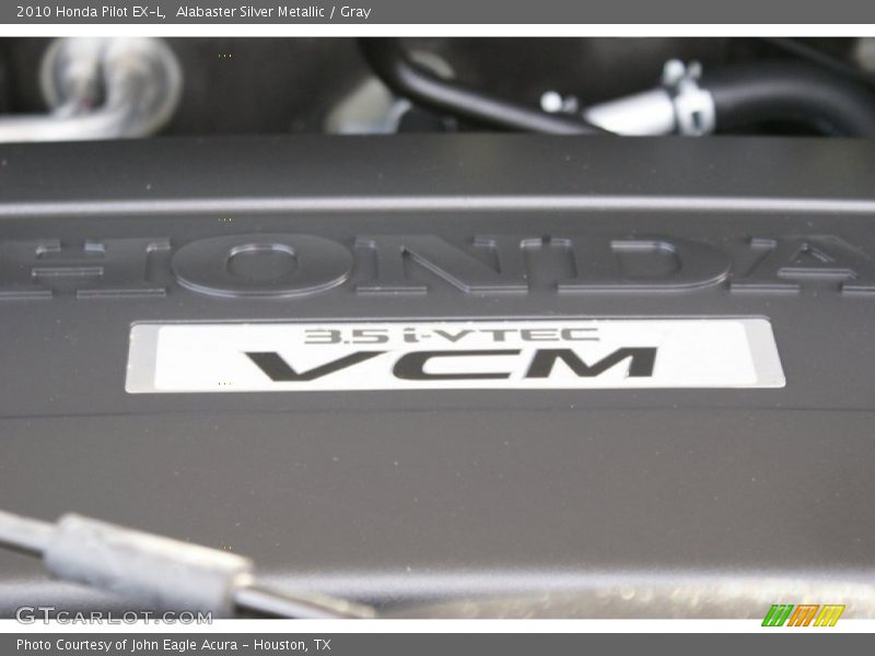 Alabaster Silver Metallic / Gray 2010 Honda Pilot EX-L