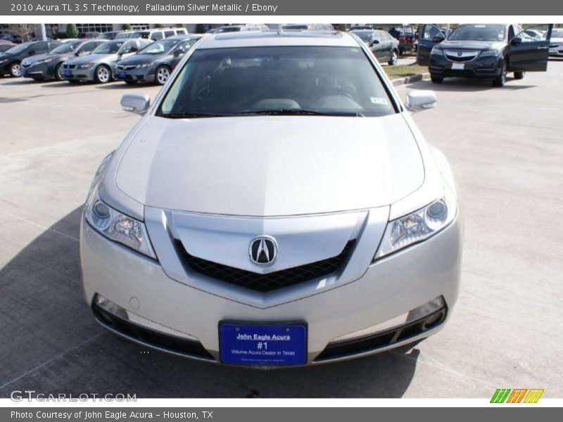 Palladium Silver Metallic / Ebony 2010 Acura TL 3.5 Technology
