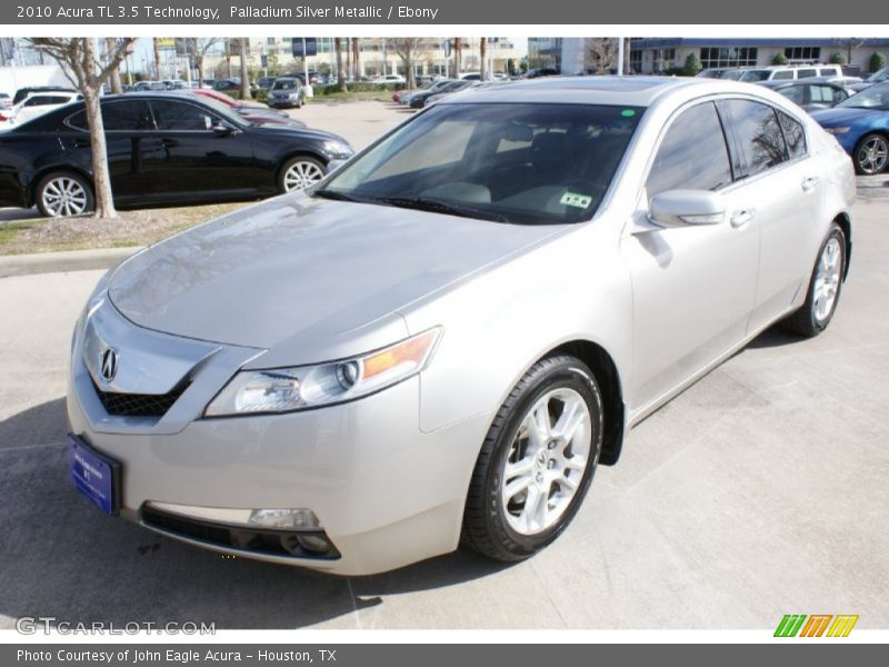 Palladium Silver Metallic / Ebony 2010 Acura TL 3.5 Technology