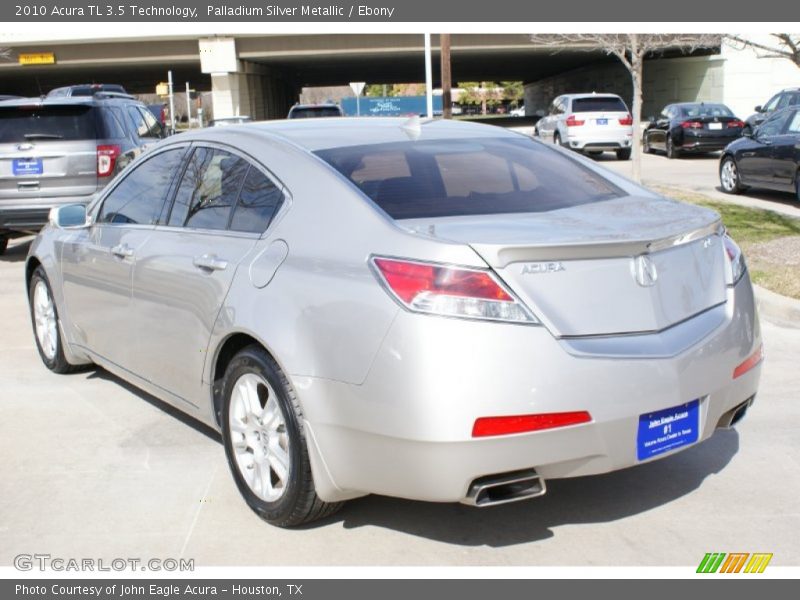 Palladium Silver Metallic / Ebony 2010 Acura TL 3.5 Technology