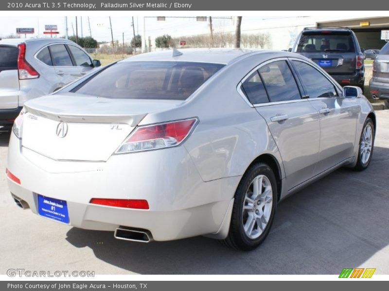 Palladium Silver Metallic / Ebony 2010 Acura TL 3.5 Technology