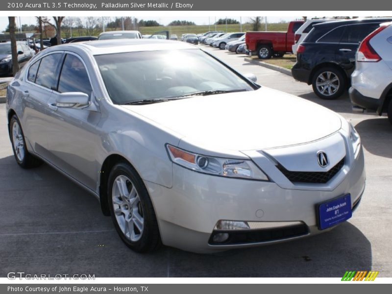 Palladium Silver Metallic / Ebony 2010 Acura TL 3.5 Technology