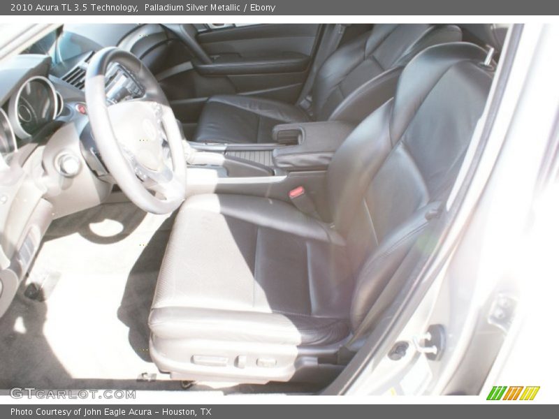 Palladium Silver Metallic / Ebony 2010 Acura TL 3.5 Technology