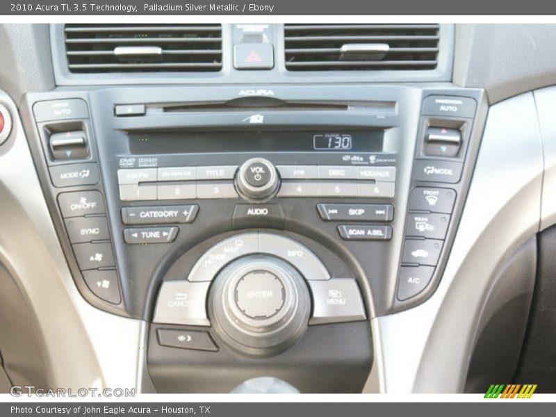 Palladium Silver Metallic / Ebony 2010 Acura TL 3.5 Technology