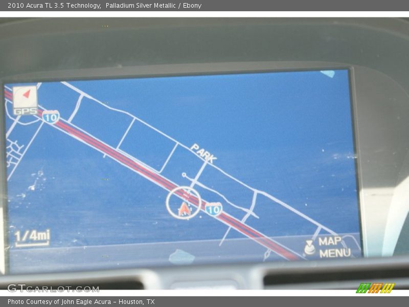 Palladium Silver Metallic / Ebony 2010 Acura TL 3.5 Technology