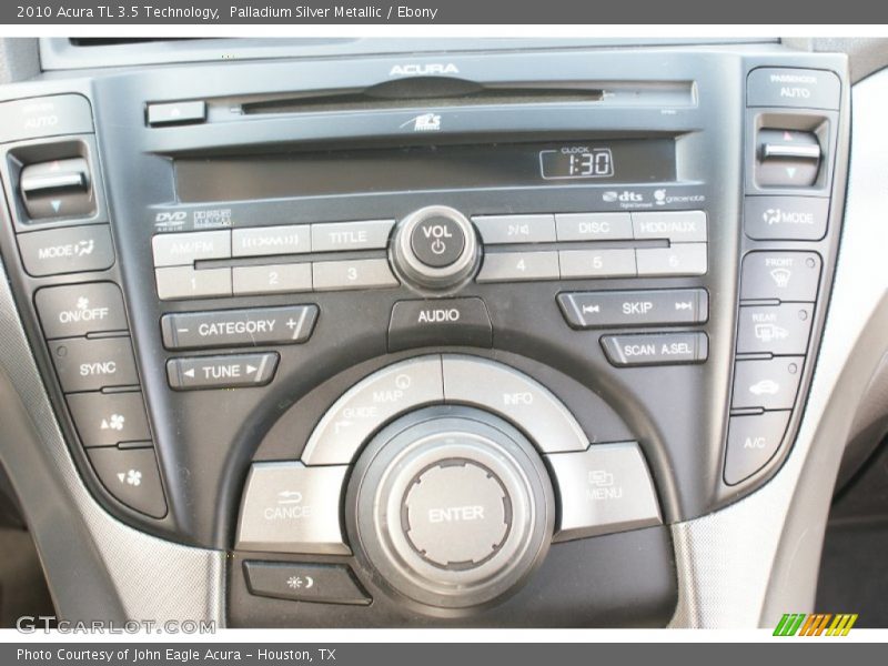 Palladium Silver Metallic / Ebony 2010 Acura TL 3.5 Technology