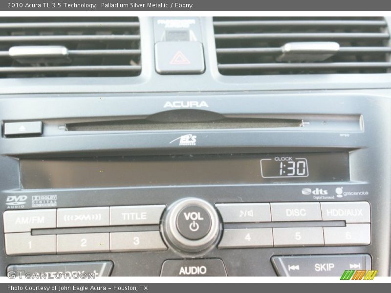 Palladium Silver Metallic / Ebony 2010 Acura TL 3.5 Technology