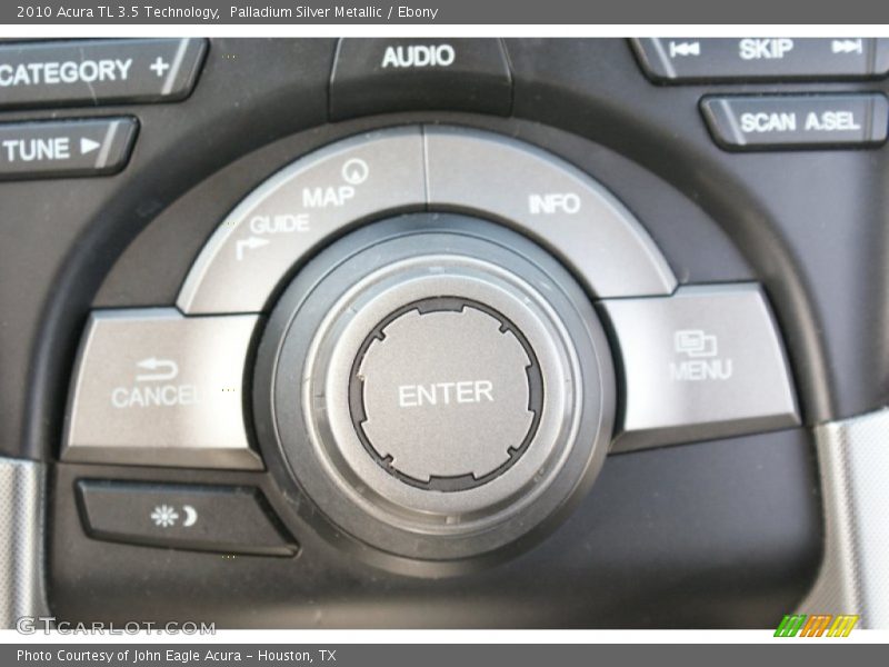 Palladium Silver Metallic / Ebony 2010 Acura TL 3.5 Technology