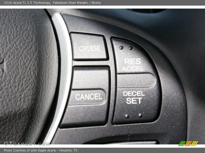 Palladium Silver Metallic / Ebony 2010 Acura TL 3.5 Technology